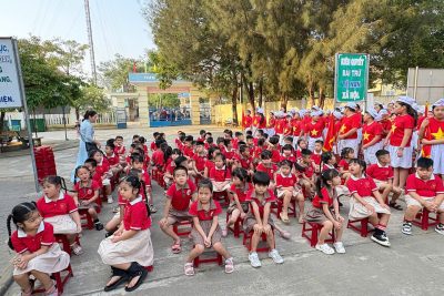 HOẠT ĐỘNG TRẢI NGHIỆM CỦA CÁC BÉ LỚP 5 TUỔI TẠI TRƯỜNG TIỂU HỌC NGHĨA PHƯƠNG