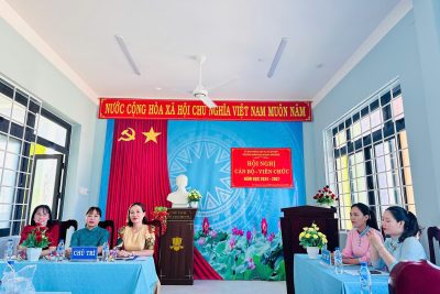 HỘI NGHỊ VIÊN CHỨC NĂM HỌC 2026–2027 TRƯỜNG MẦM NON NGHĨA PHƯƠNG